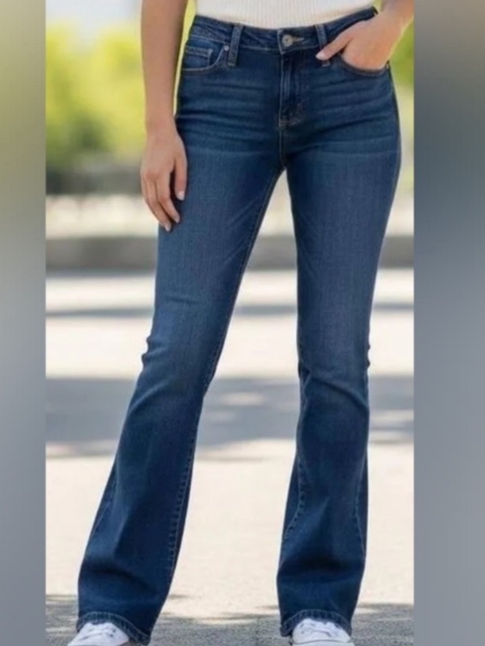 Simply Vera Vera Wang Dark Blue Bootcut Jeans